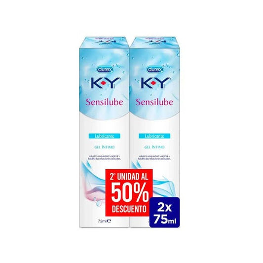 Durex KY Sensilube Gel Íntimo Lubricante 2x75ml