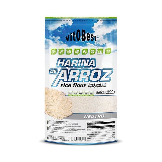 VitoBest Harina Arroz Sabor Neutro 1Kg