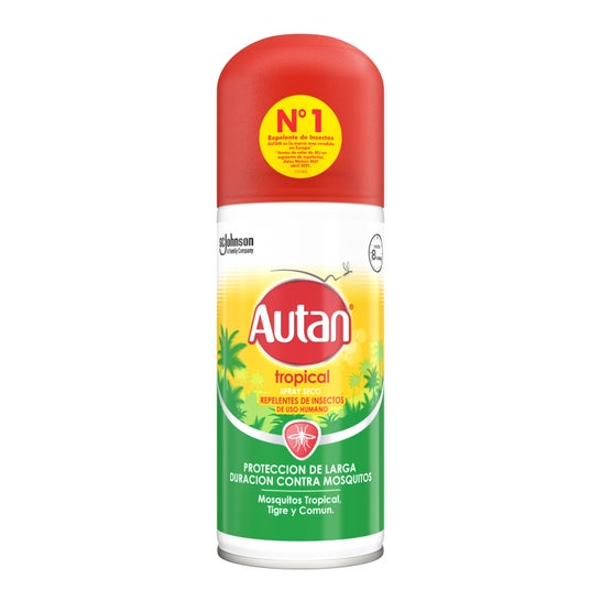 Autan Repelente Mosquitos Tropical Spray Seco 100 ml