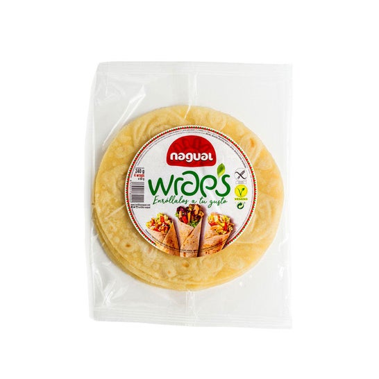 Nagual Wraps sin gluten 240 g