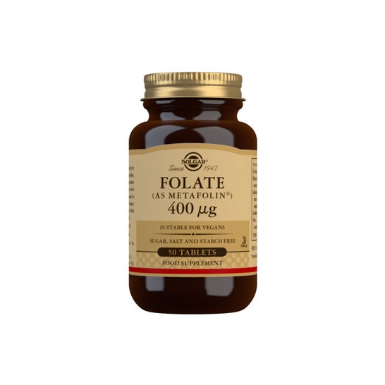 Solgar Folato como Metafolin 400mcg 50comp