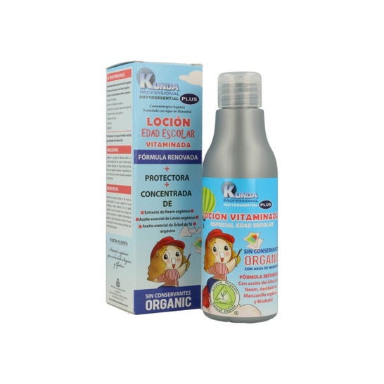 Kunda Loción escolar vitaminada antiparasitante 250 ml