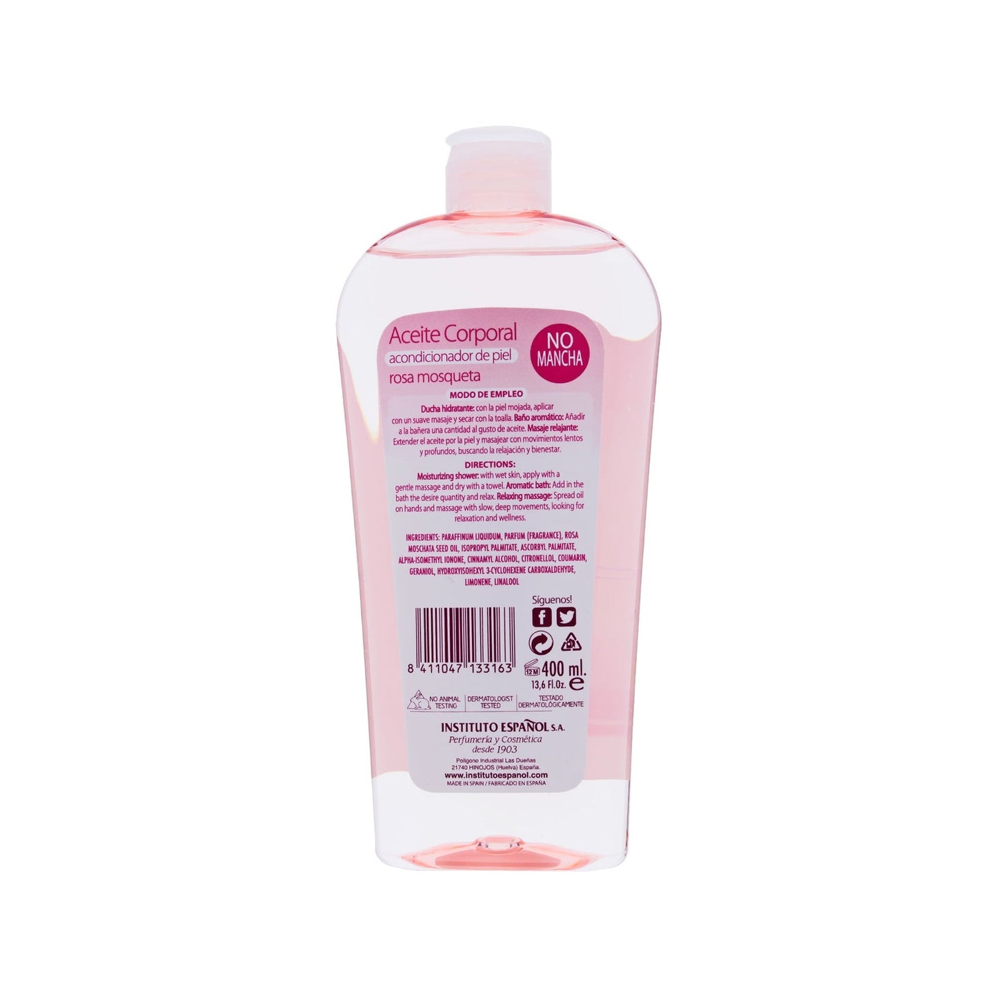 Instituto Español Aceite Corporal de Rosa Mosqueta 400ml