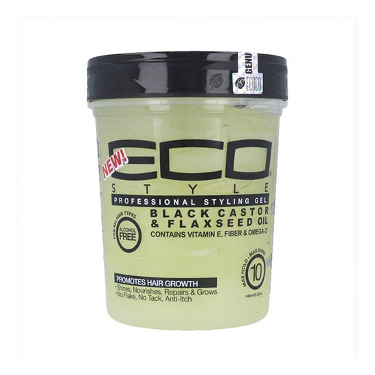 Eco Styler gel Fijador Ricino Negro Sin Alcohol Fuerte 946 ml