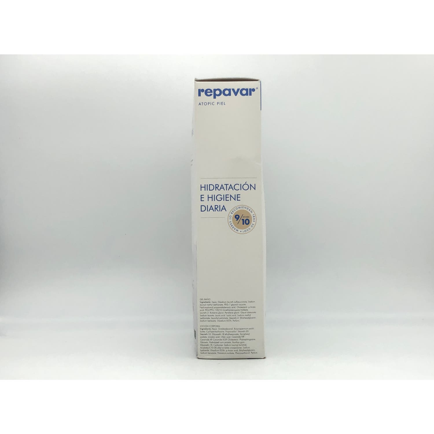Repavar Atopic Piel Pack de Loción de 500ml + Gel de 750ml
