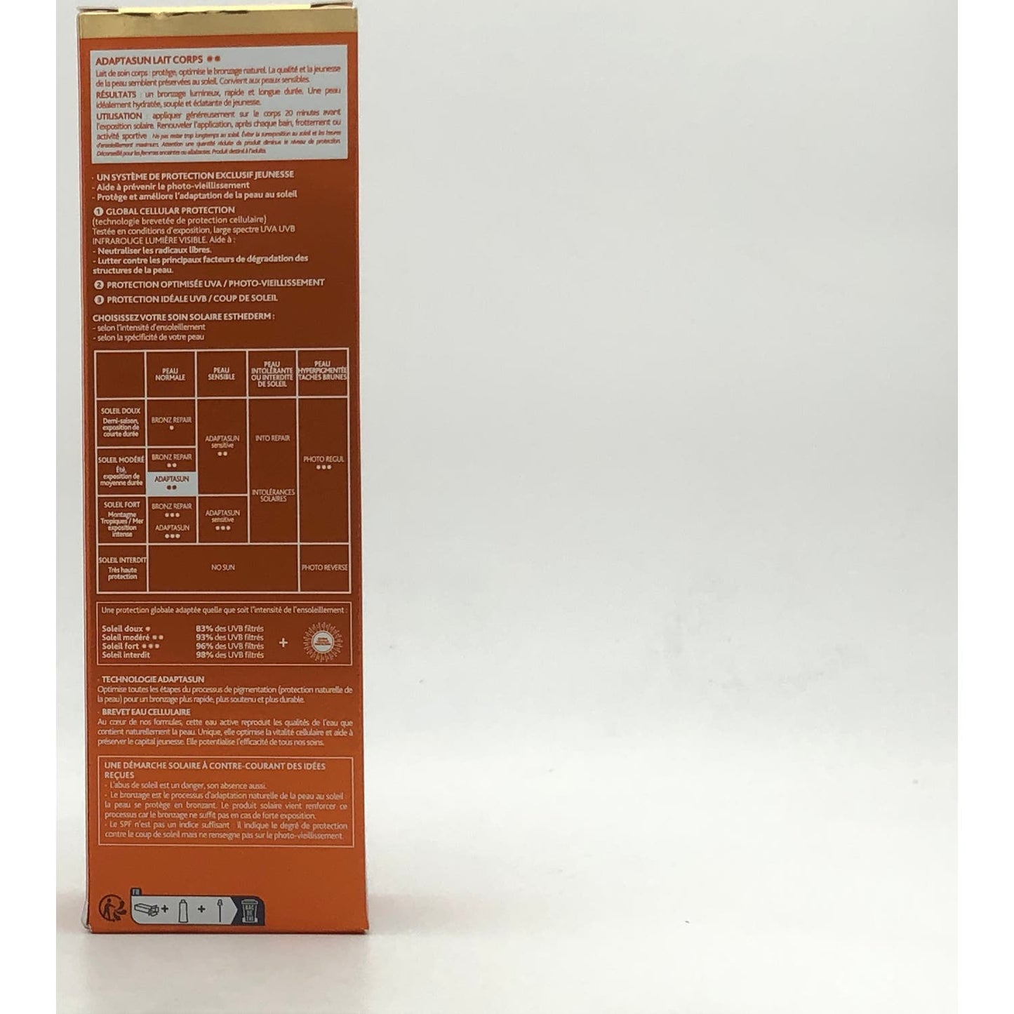 Institut Esthederm Adaptasun Leche Protectora Corporal Sol Moderado 200ml