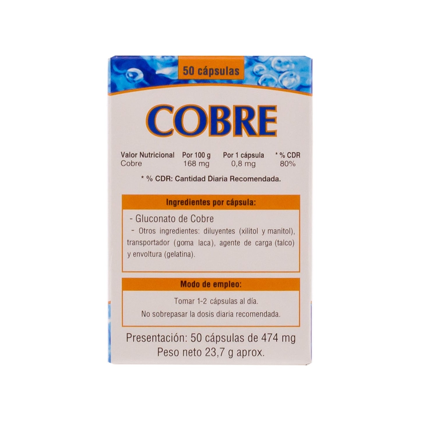 Neo Cobre 50cáps