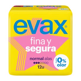 Evax Compresas Higienicas Femeninas Fina Y Segura Normal Con Ala