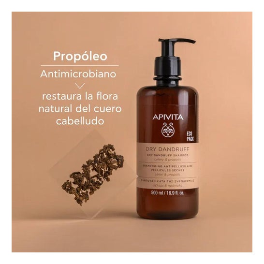 Apivita Shampooing Antipelliculaire Sec 500ml