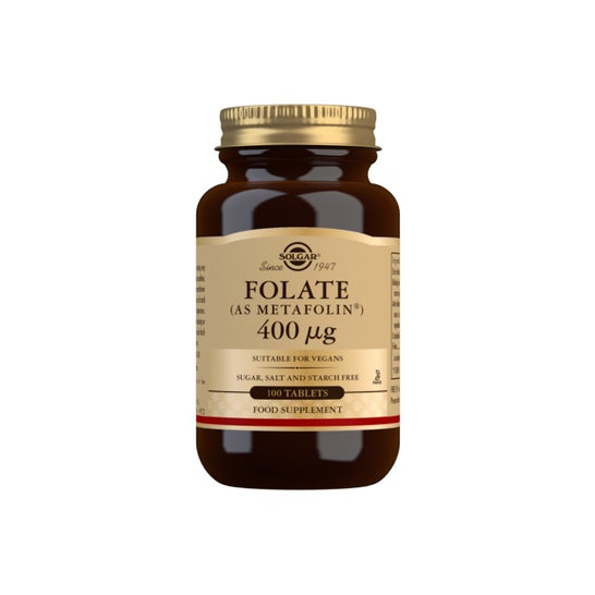 Solgar Folato como Metafolin 400mcg 100comp