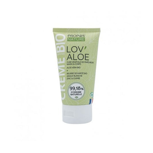 Propos Nature Acerca de Nature Creme Aloe Vera Orgánico 100ml
