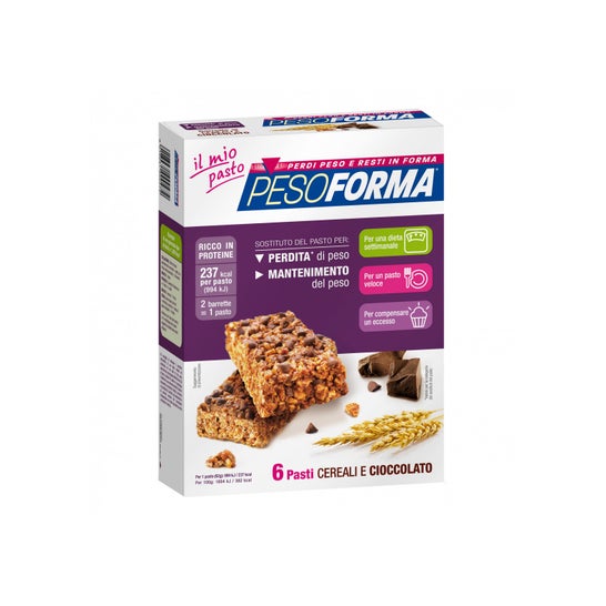Pesoforma Barritas de Cereales y Chocolate 12x31 g