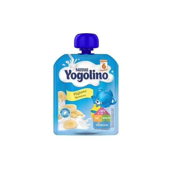 Yogolino Plátano +6m Bolsa Leche Lista para Tomar 2x100g