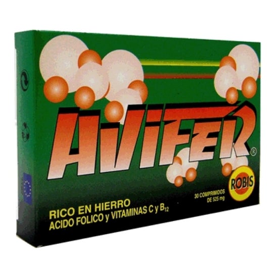 Avifer Rico en Hierro 525mg 30caps