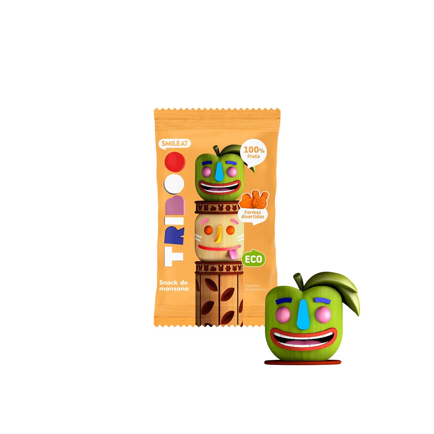 Smileat Triboo Snack Ecológico de Manzana 25g