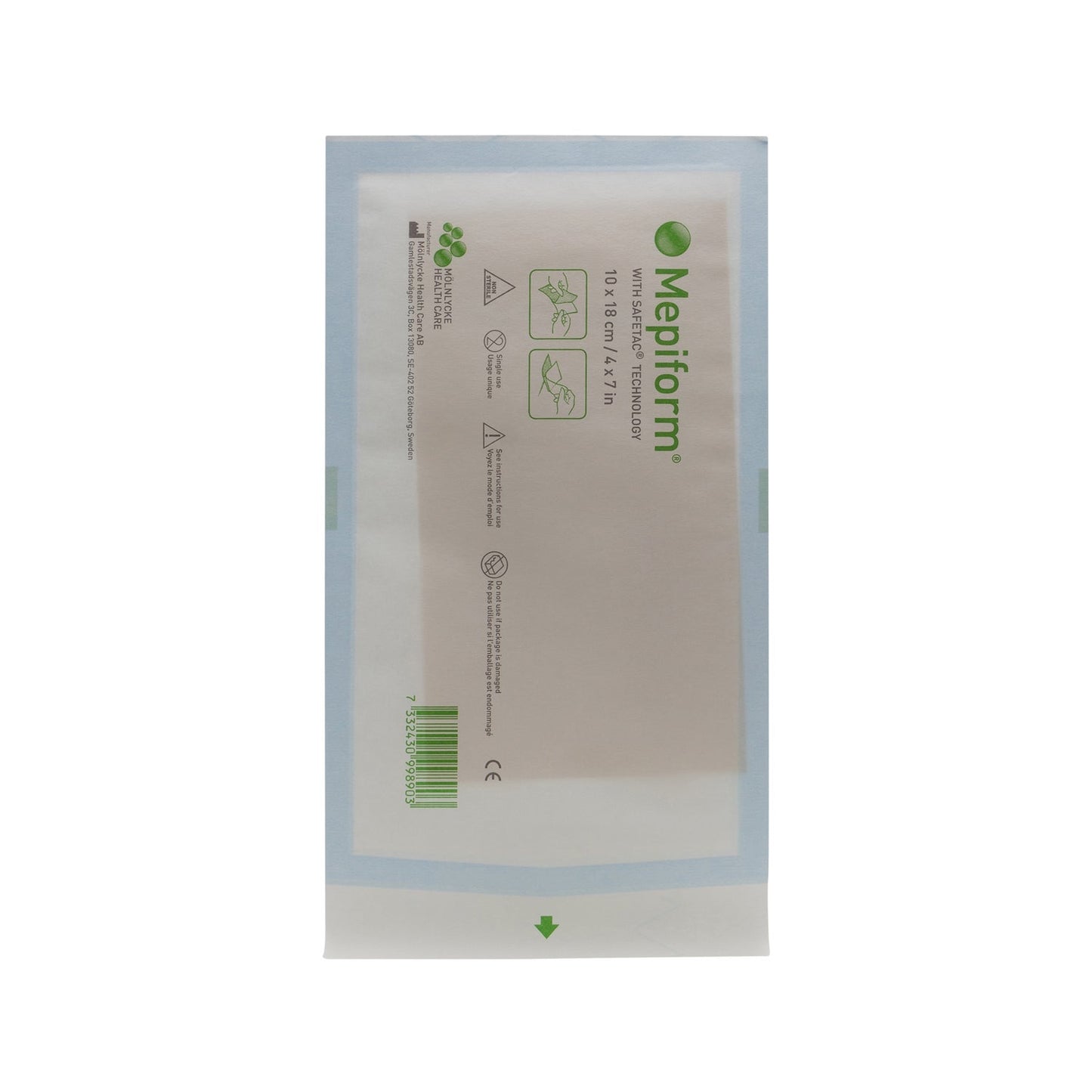 Mepiform reductor de cicatriz silicona lámina 10x18cm 5uds