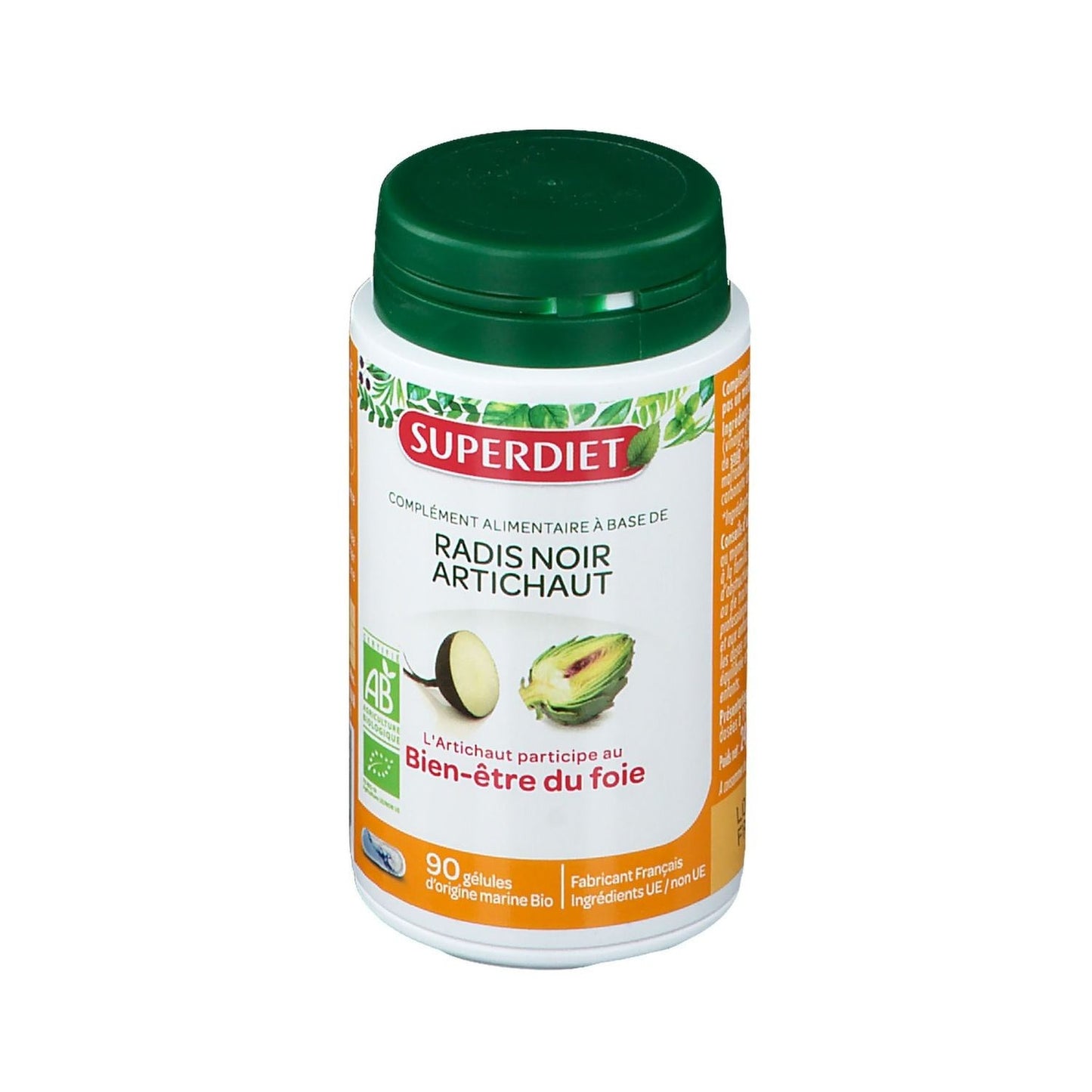 Super Diet Rábano Negro y Alcachofa Orgánico 90 cápsulas