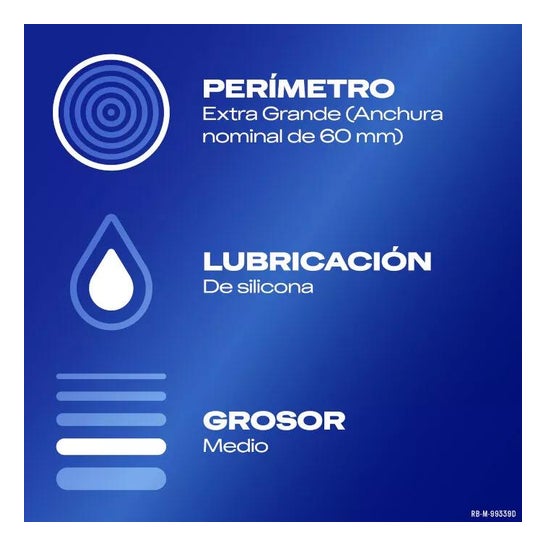 Durex Natural XL Preservativos 12uds