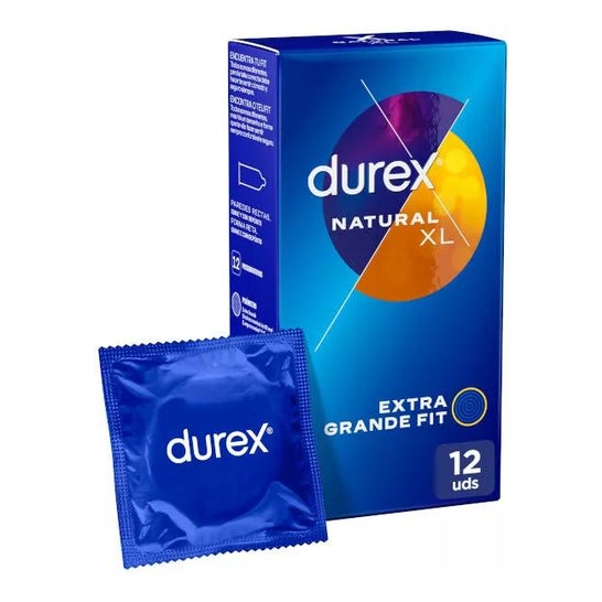 Durex Natural XL Preservativos 12uds