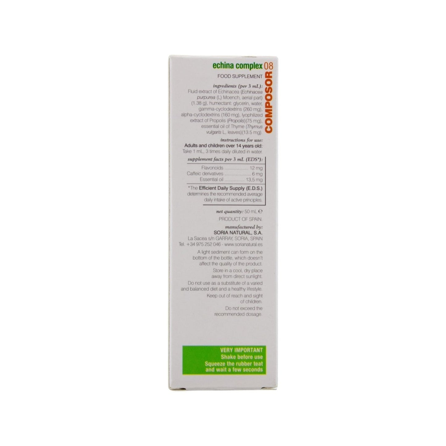 Soria Natural Composor 08 XXI Echina Complex 50ml