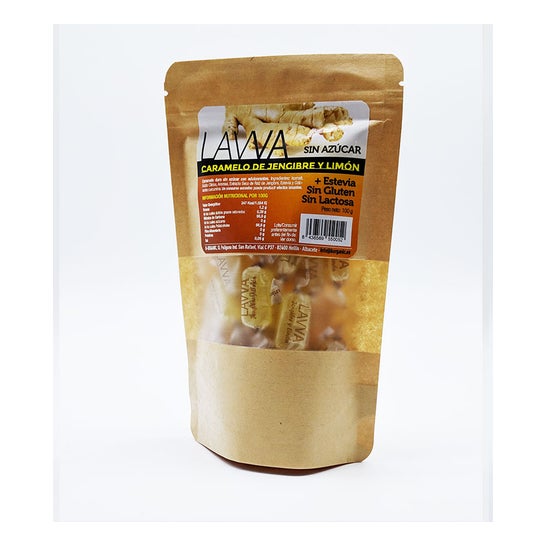 Lavva Caramelos Jengibre y Limón con Stevia 100g