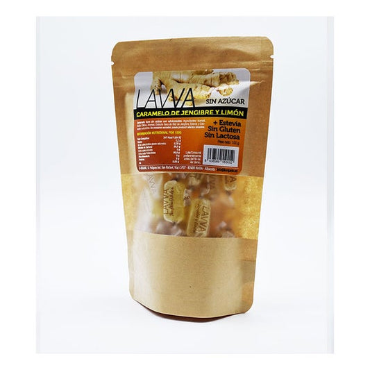 Lavva Caramelos Jengibre y Limón con Stevia 100g
