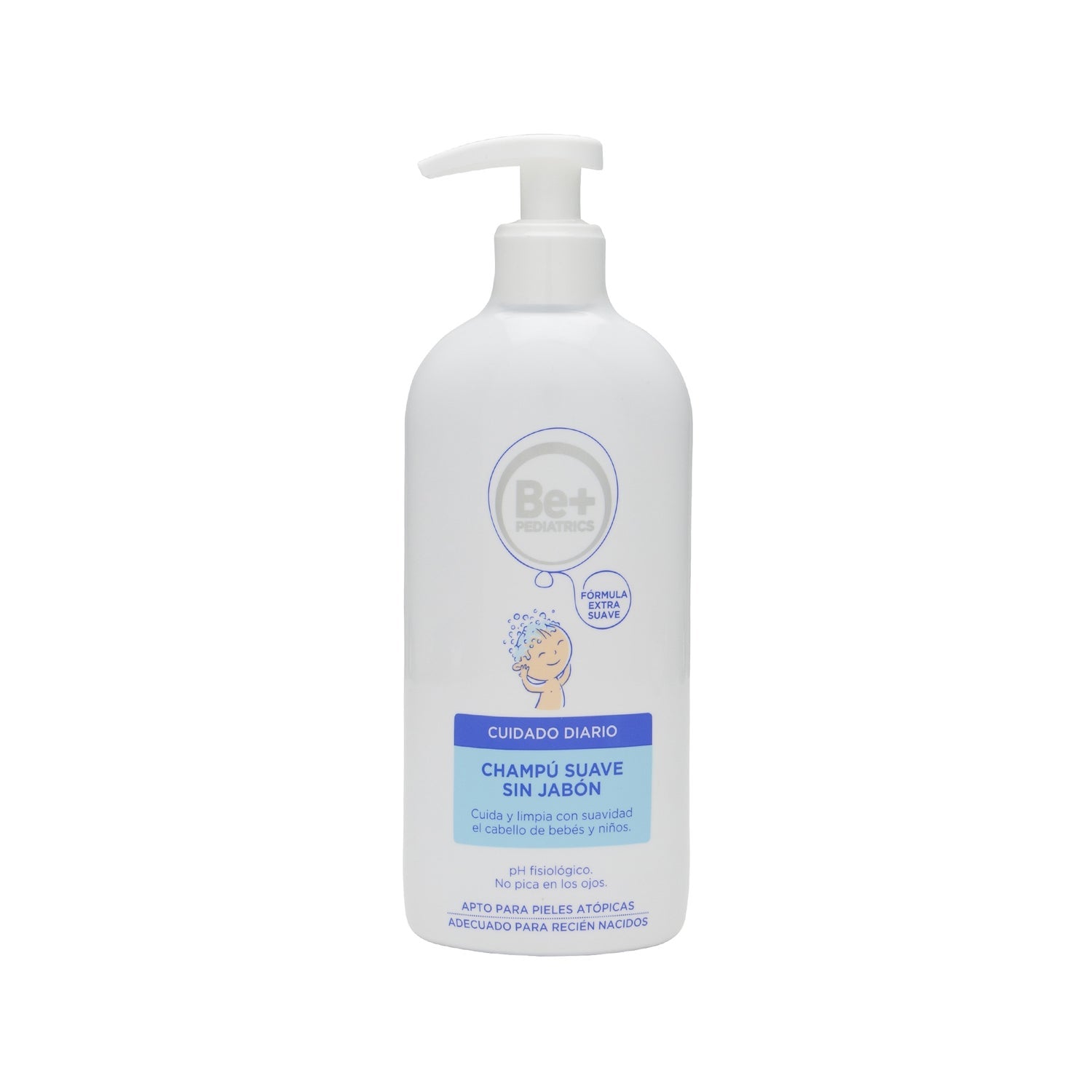 Be+ Pediatrics champú suave sin jabón 300ml