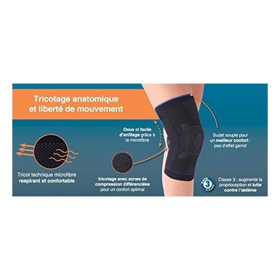 Cizeta Medical Knee Gl Strapp Black T6