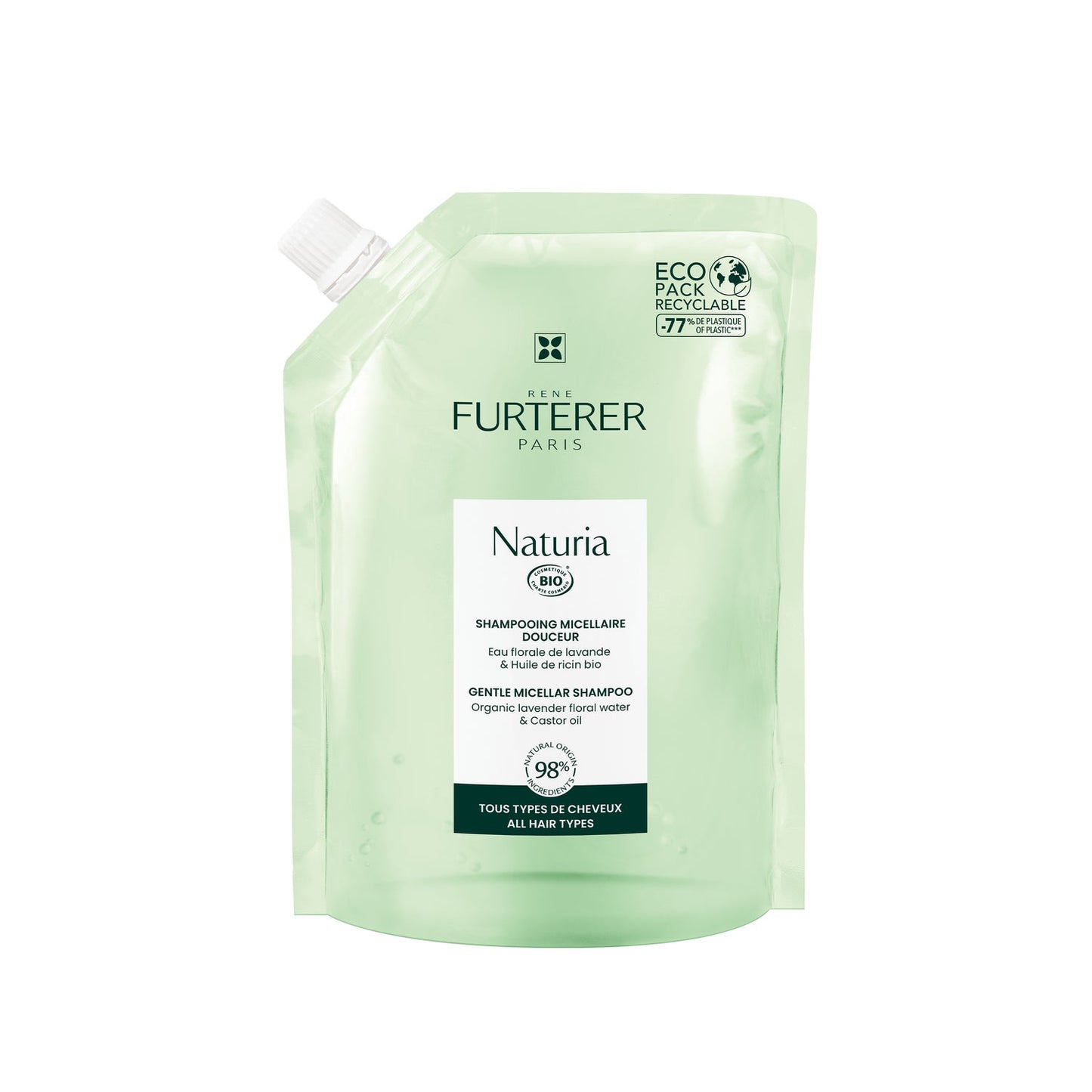 René Furterer Naturia Champú Micelar Suave Recarga 400ml