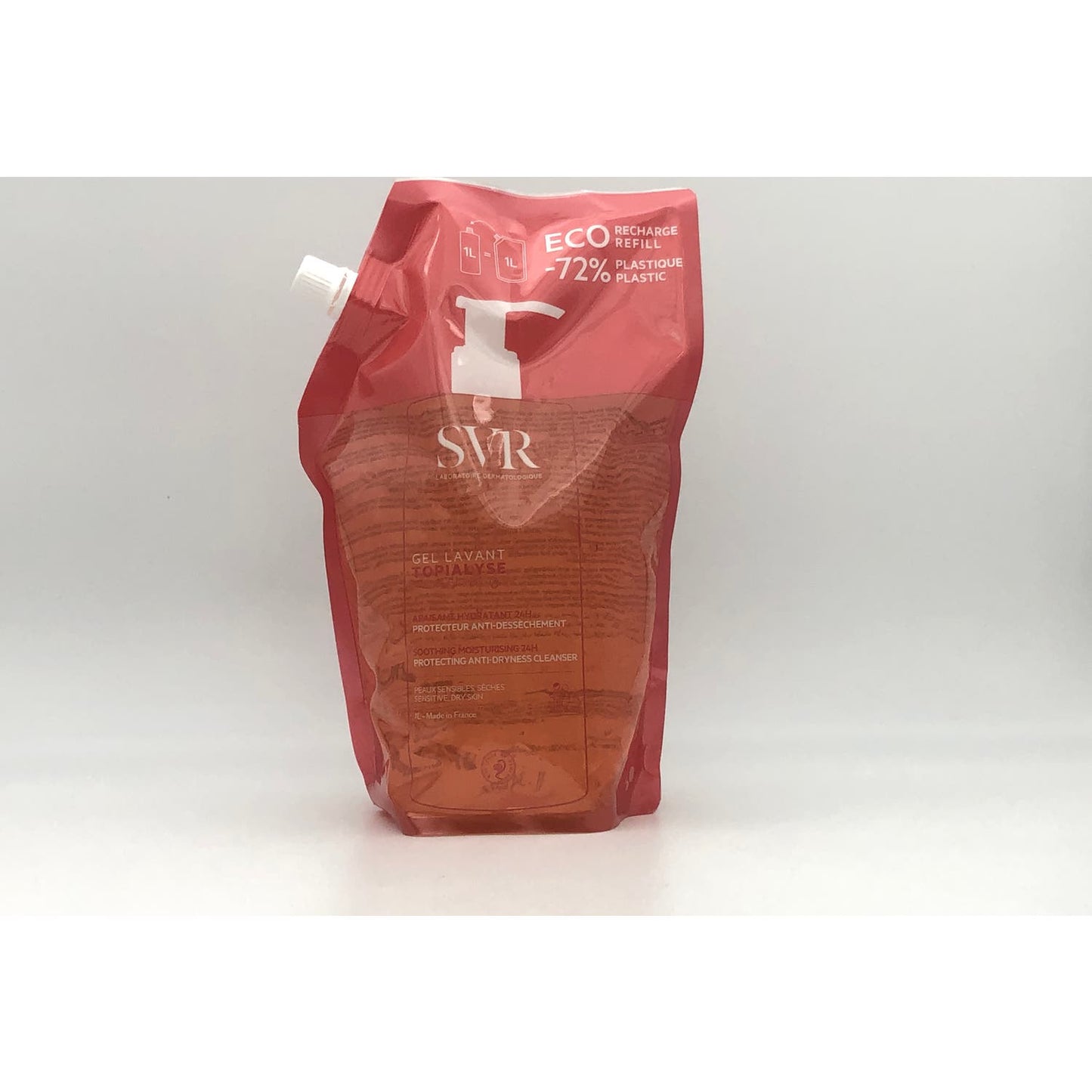 SVR Topialyse Gel Lavant Gel Limpiador Calmante Hidratante 24H Recarga 1L