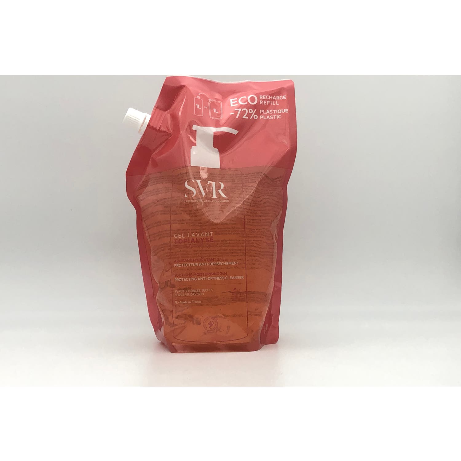 SVR Topialyse Gel Lavant Gel Limpiador Calmante Hidratante 24H Recarga 1L