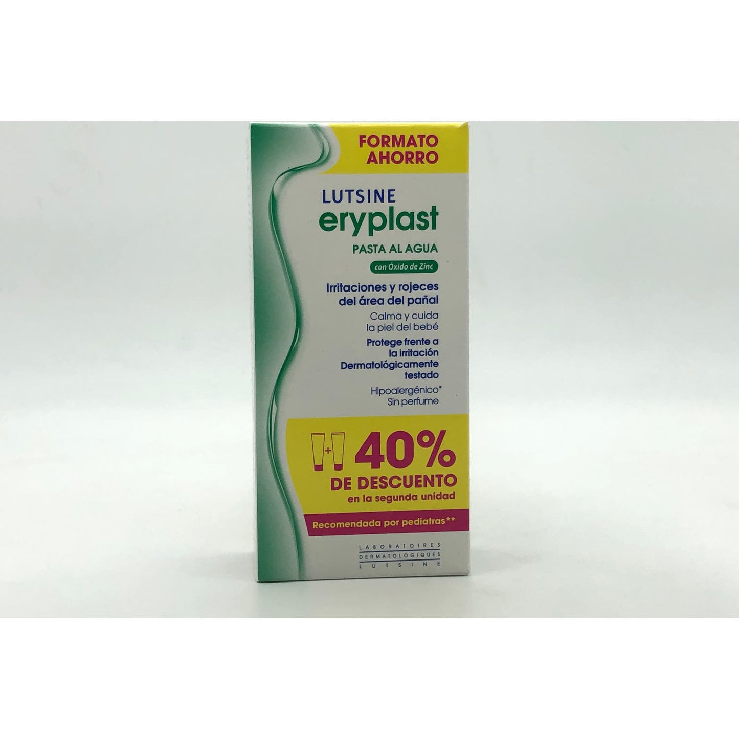 Eryplast Pasta al Agua Crema Pañal Bebé 2 x 125ml