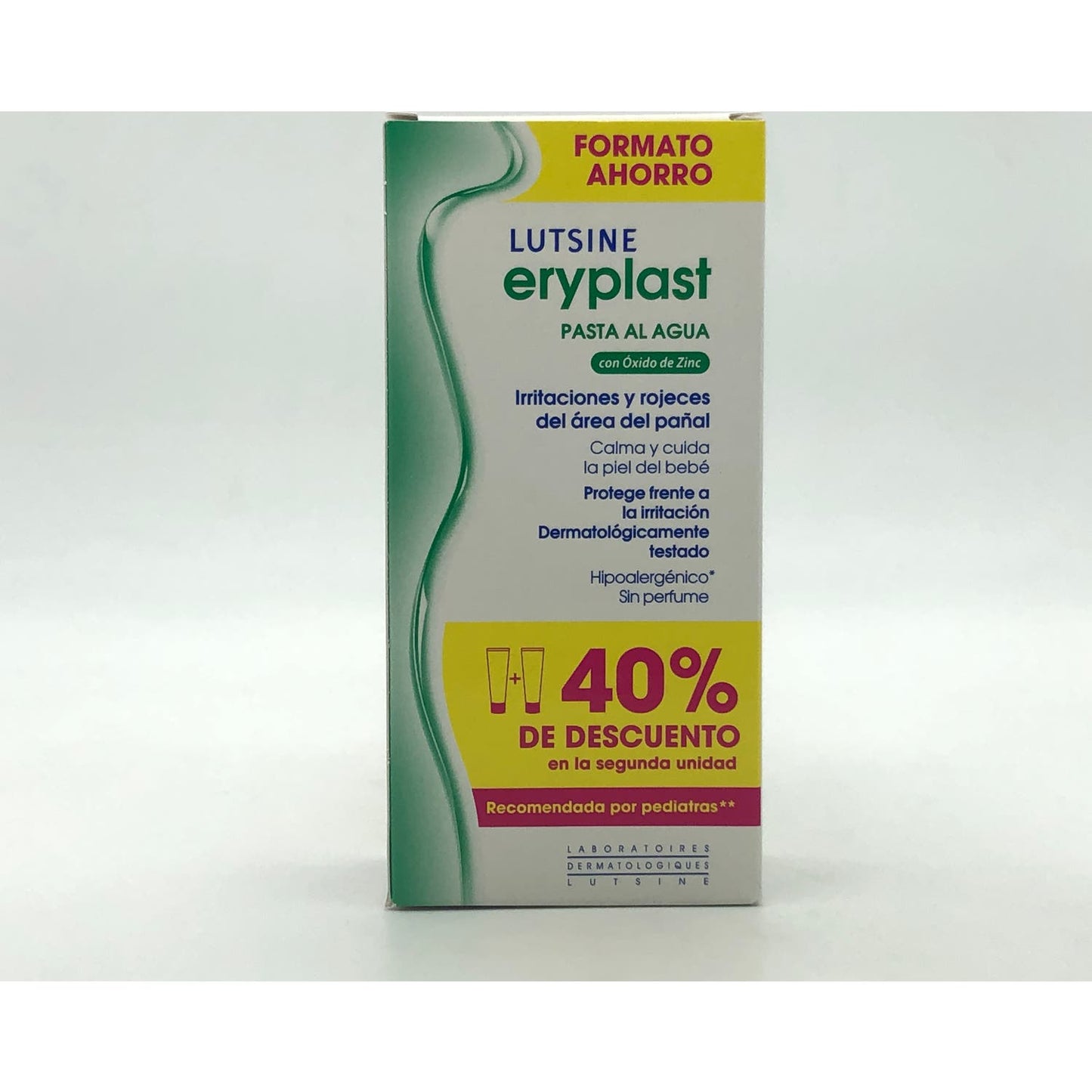Eryplast Pasta al Agua Crema Pañal Bebé 2 x 125ml