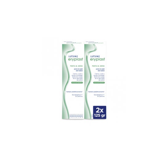 Eryplast Pasta al Agua Crema Pañal Bebé 2 x 125ml