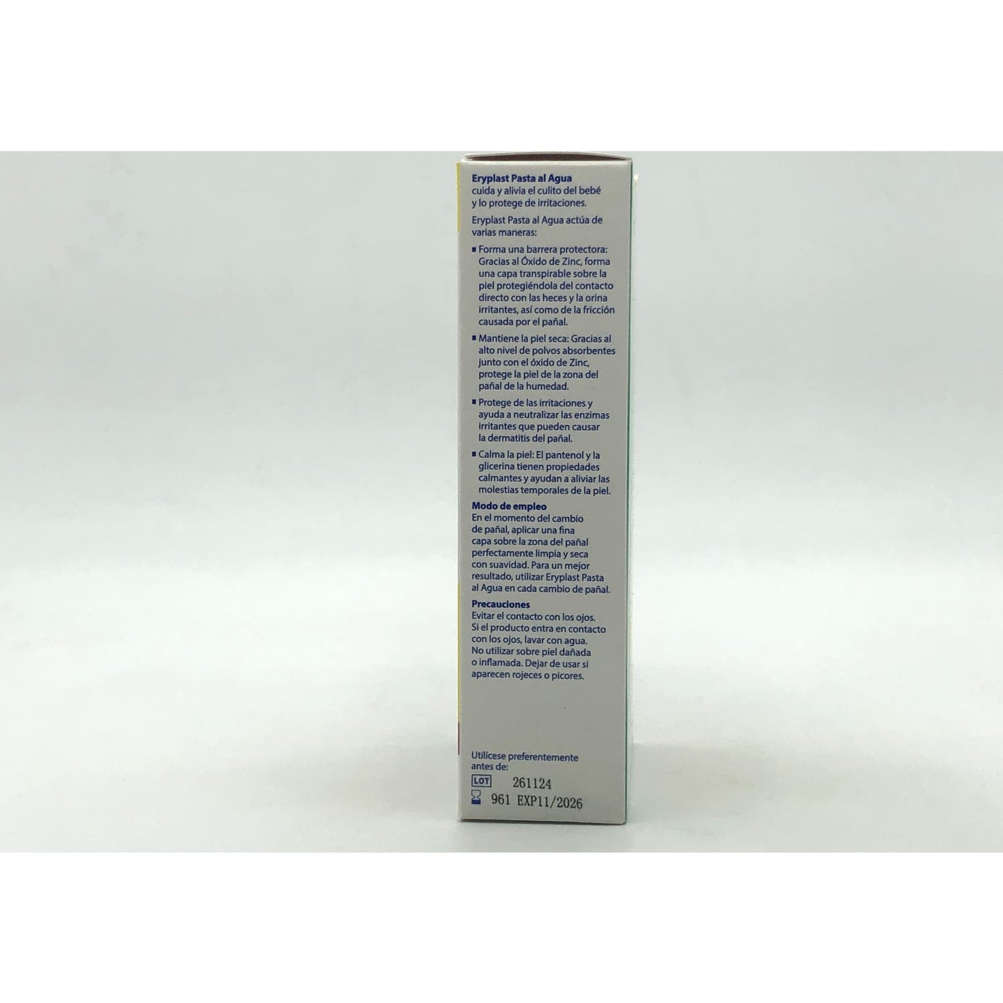 Eryplast Pasta al Agua Crema Pañal Bebé 2 x 125ml