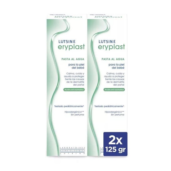 Eryplast Pasta al Agua Crema Pañal Bebé 2 x 125ml