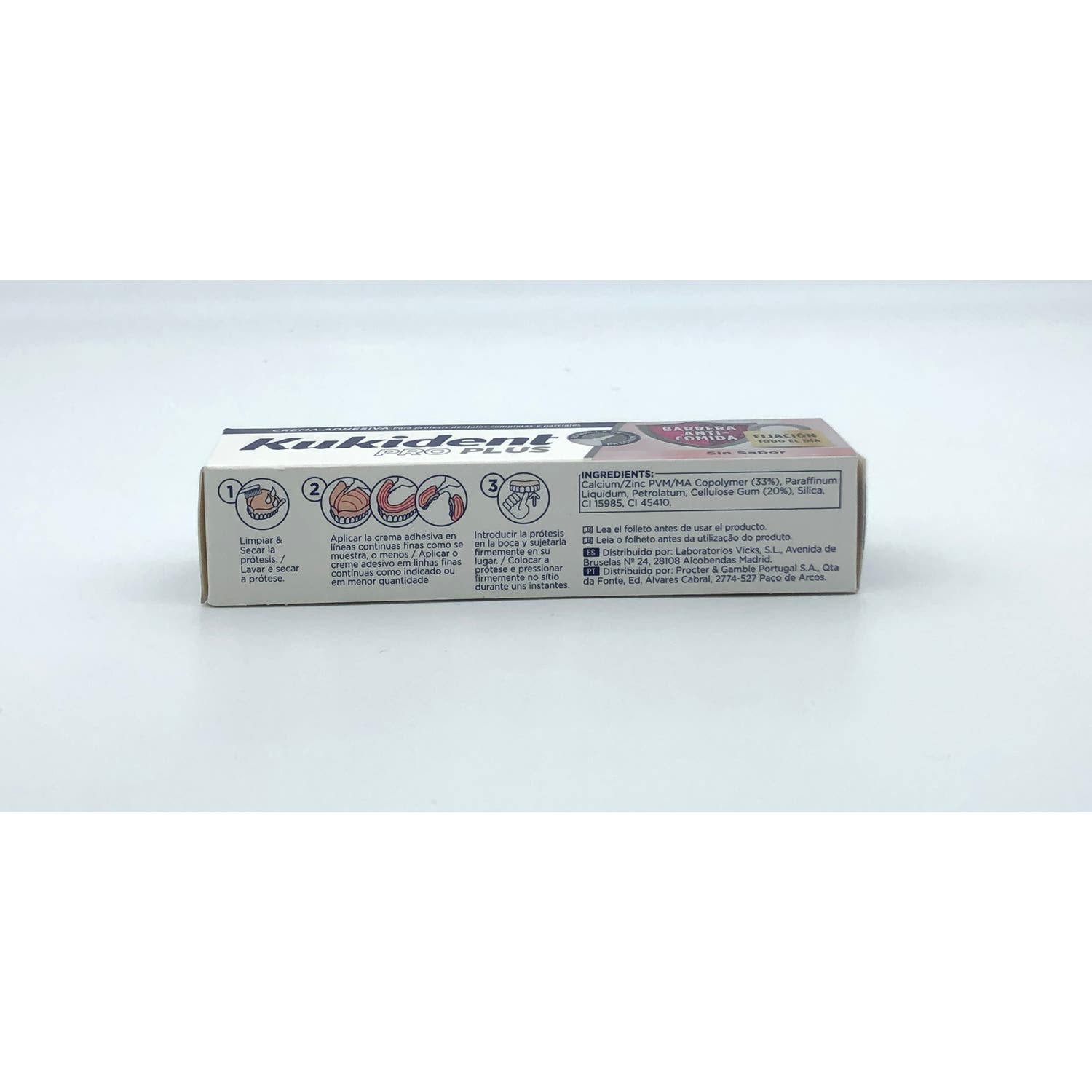 Kukident Pro Plus Barrera Anti-Comida sin Sabor 40gr