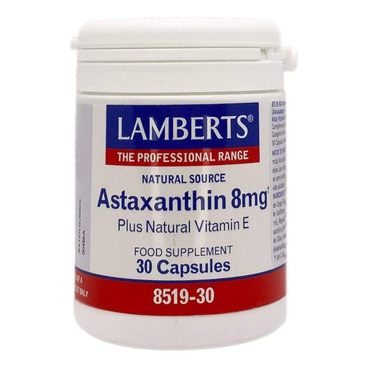 Lamberts Astaxantina 8mg con Vitamina E 30caps