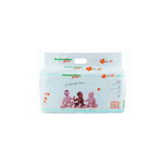 MARMAILLES PLUS Couches bébé taille XL (1225kg) 20 couches
