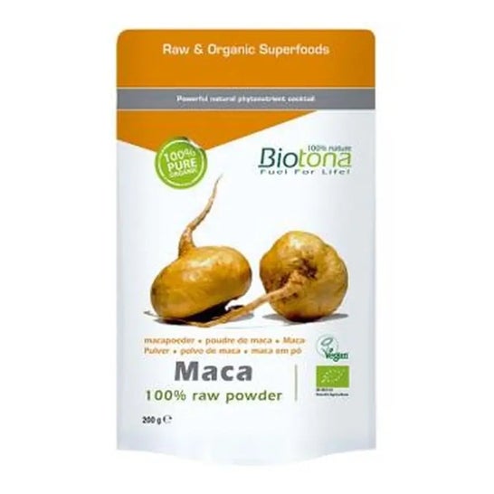 Biotona Maca en Polvo Raw Superfood Bio 200 g