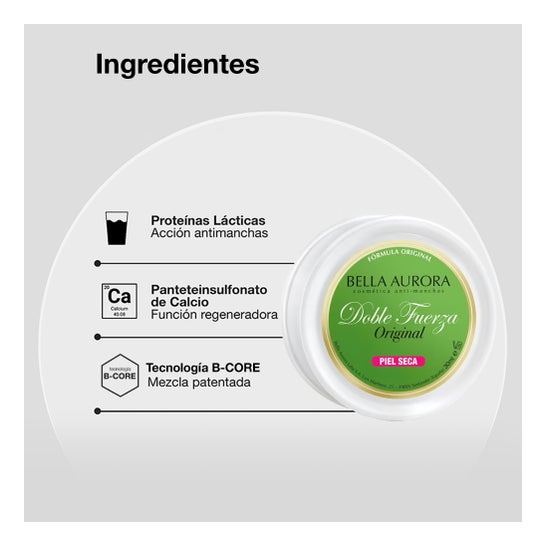 Bella Aurora Doble Fuerza Crema Anti-Manchas Piel Seca 30ml