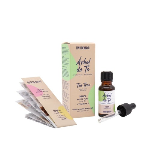 Flor de Mayo Aceite Puro 100% Árbol de Té 20 ml