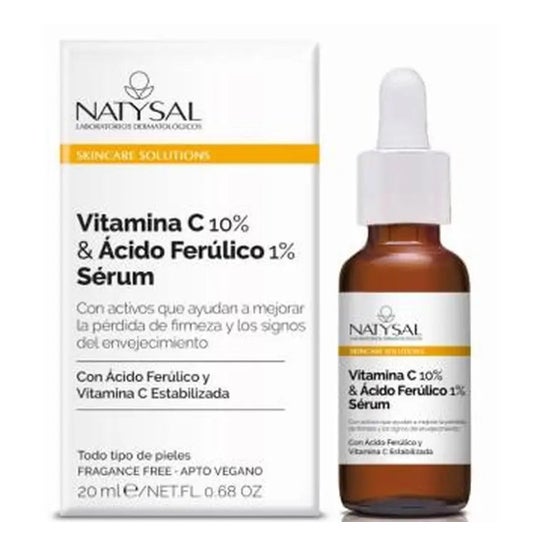 Natysal Sérum con Vitamina C 10% y Ácido Ferúlico 1% 20 ml