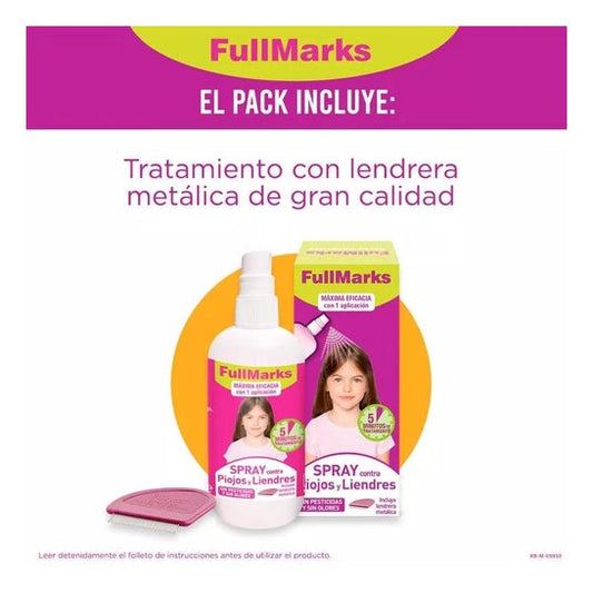 FullMarks Spray Contra Piojos y Liendres 150ml