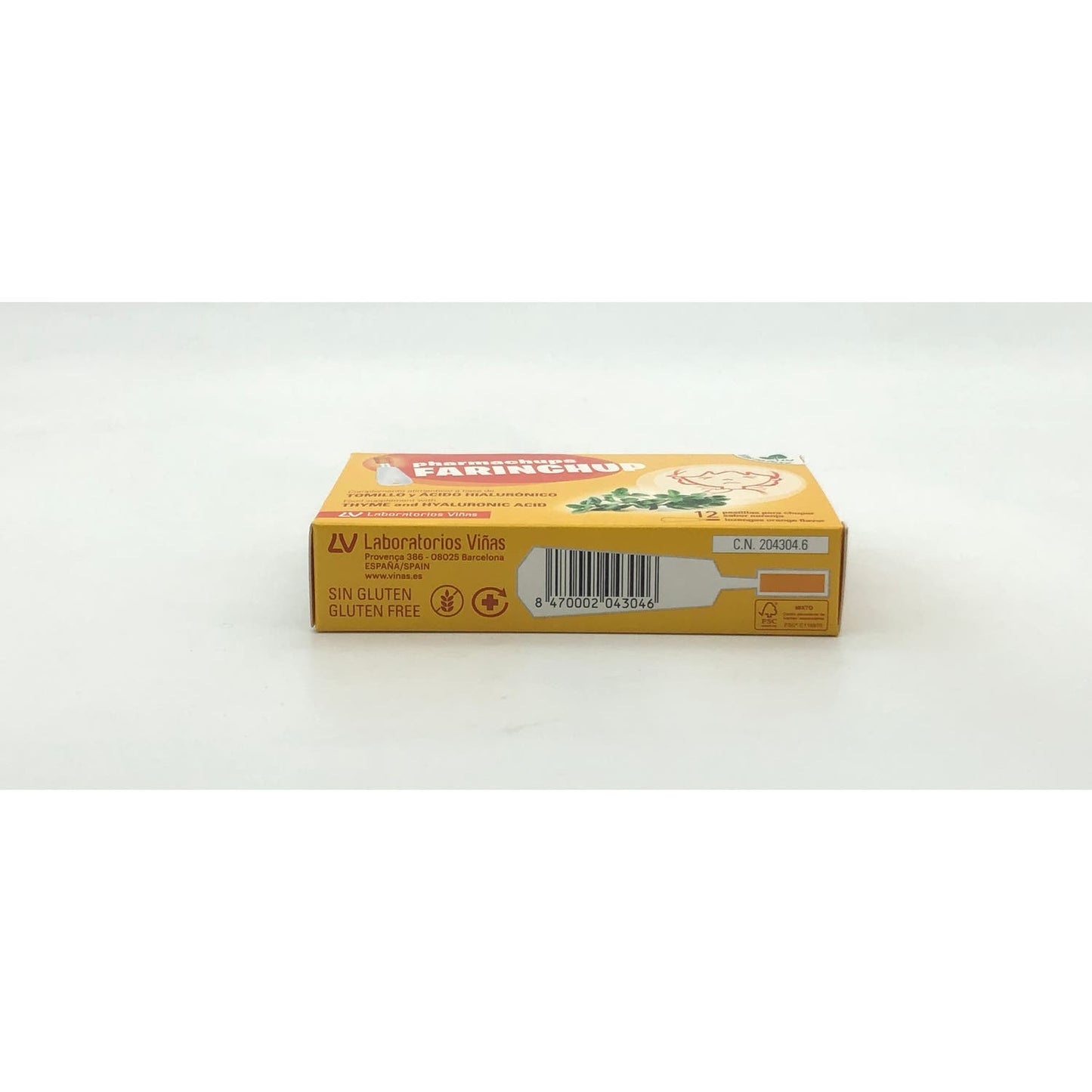 Pharmachups Farinchup Sabor Naranja 12uds