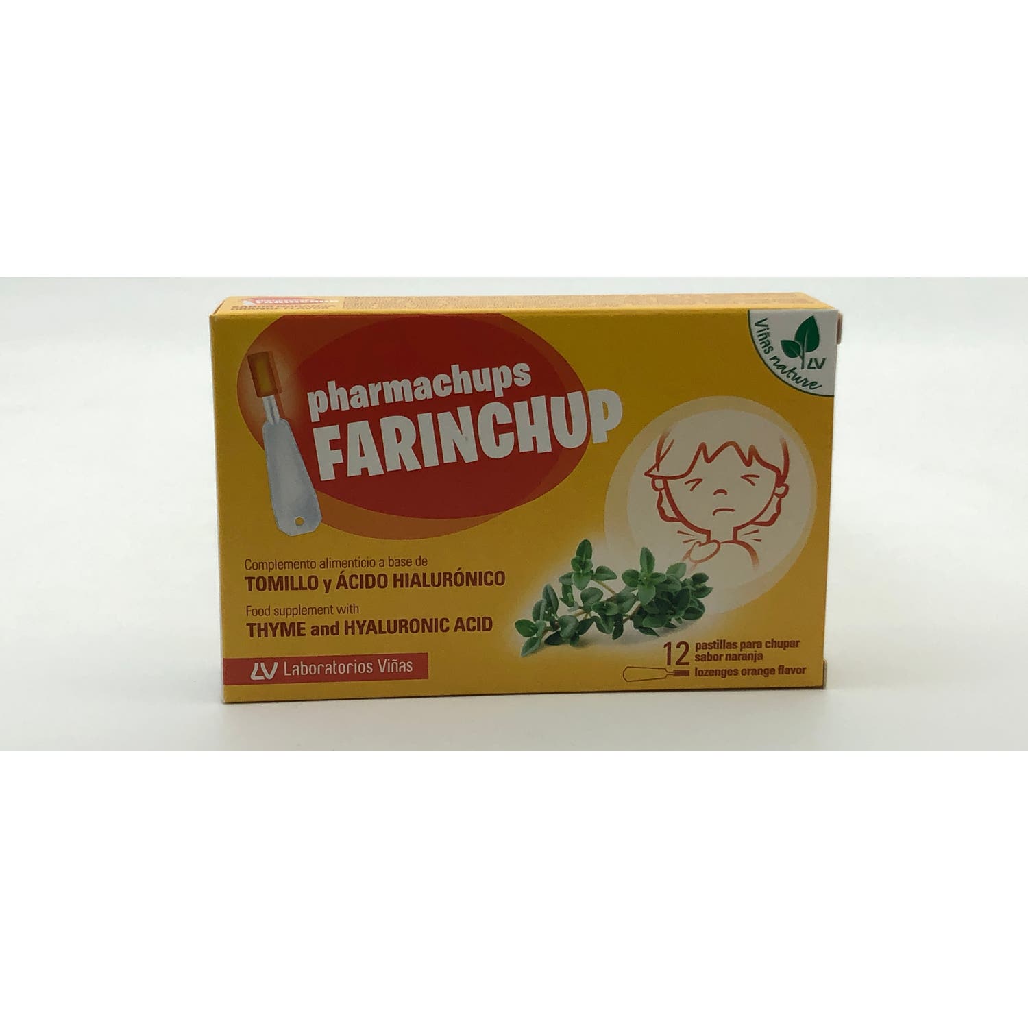 Pharmachups Farinchup Sabor Naranja 12uds