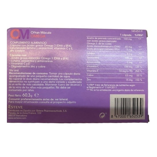 Oftan Mácula Omega 90caps