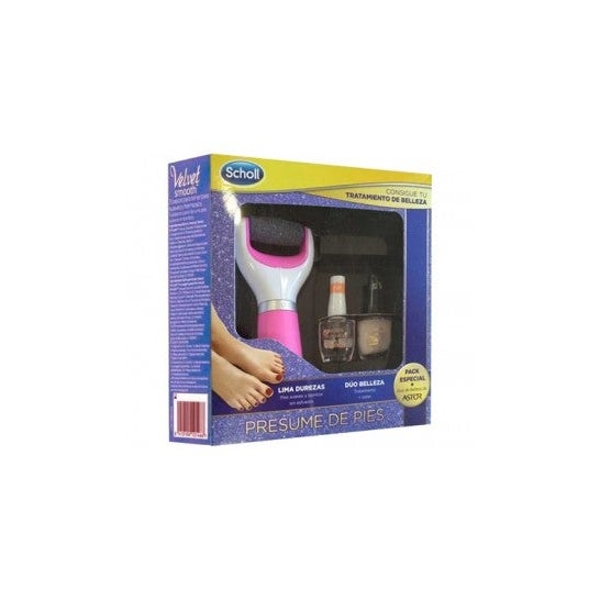 Scholl Velvet Smooth Diamond Crystals rosa 1ud