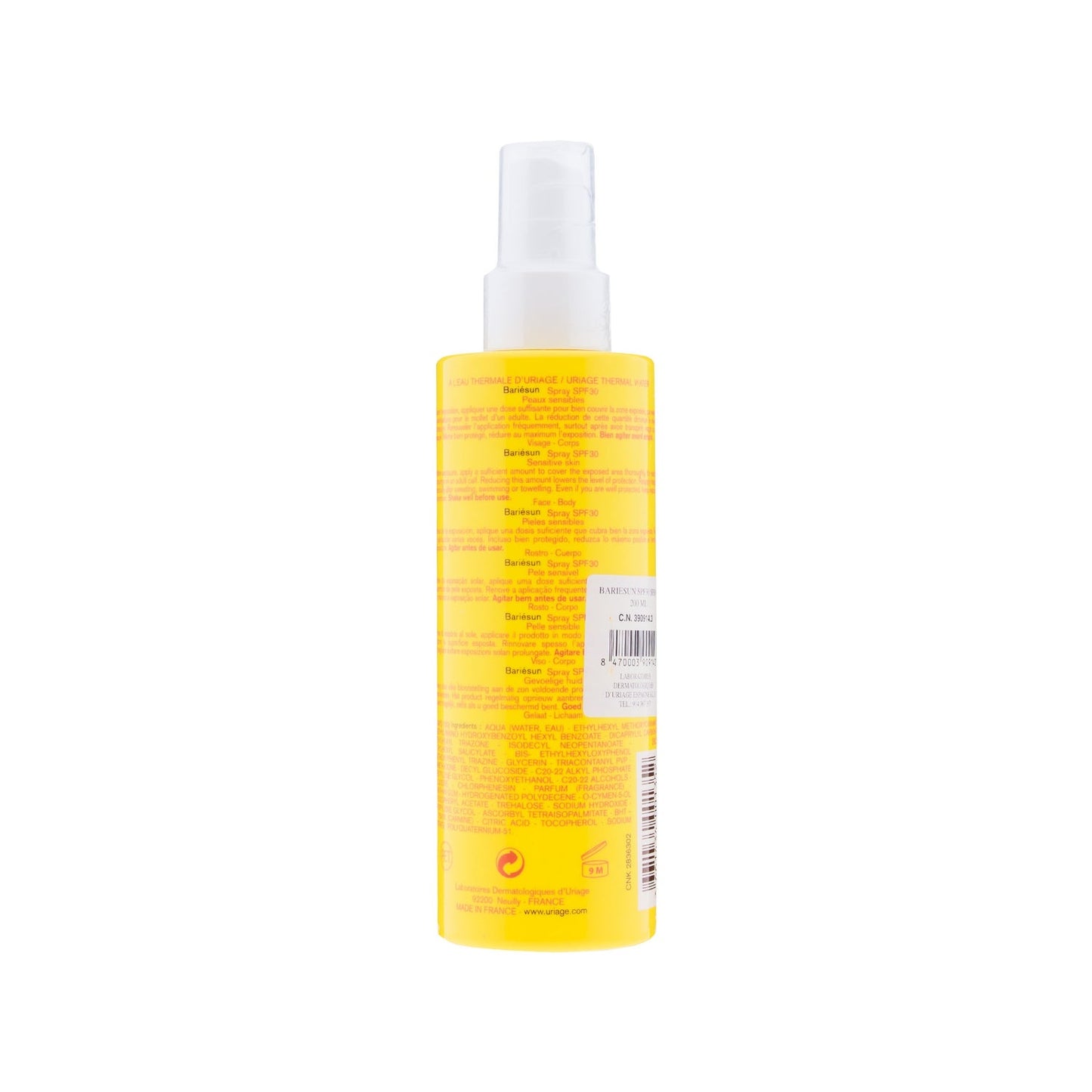 Uriage Bariesun SPF30 spray 200ml