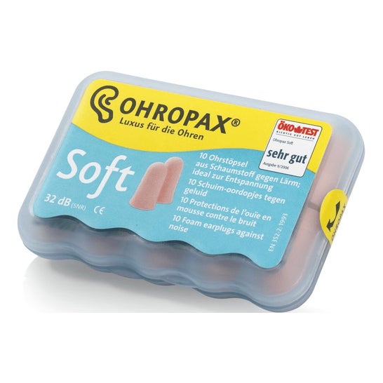 Ohropax Soft Foam Earplugs 10uds